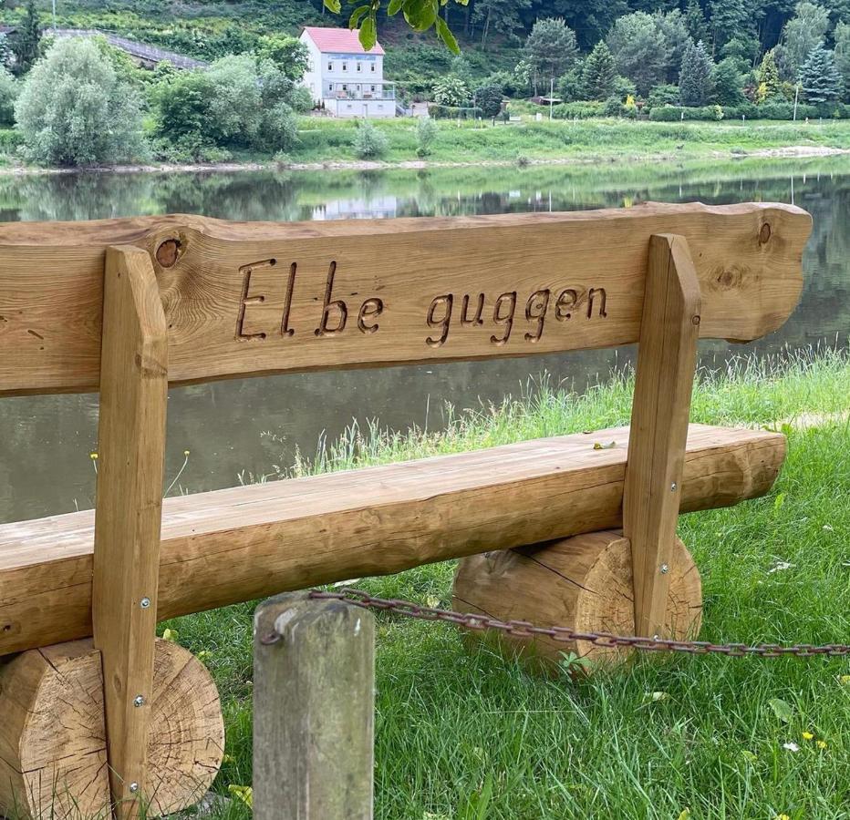 Elbpension & Ferienwohnung Saechsische Schweiz Пирна Экстерьер фото